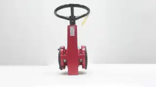 RED VALVE 75 IRON MANUAL PINCH VALVE 6IN