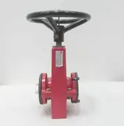 RED VALVE 75 IRON FLANGED PINCH VALVE 2IN