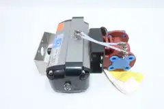 DURCO 1-G4-11M830T9M33AC G411 B115S10 PNEUMATIC STEEL FLANGED PLUG VALVE 1IN 150