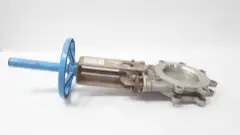 ORBINOX 20-3636MI MANUAL STAINLESS LUGGED KNIFE GATE VALVE 6IN