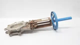 ORBINOX 20-3636MI-SSY MANUAL STAINLESS LUGGED KNIFE GATE VALVE 6IN