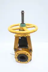 TECHNEQUIP TG3-HW MANUAL STAINLESS FLANGED KNIFE GATE VALVE 3IN