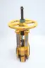 TECHNEQUIP TG3-HW MANUAL STAINLESS FLANGED KNIFE GATE VALVE 3IN thumbnail 2