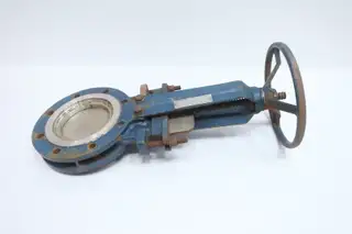 FABRI-VALVE FV-F3700107800 LUGGED MANUAL STAINLESS KNIFE GATE VALVE 5IN 150