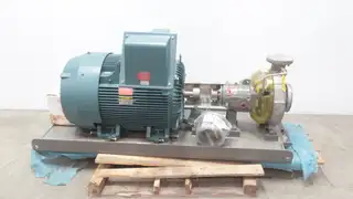 FLOWSERVE DURCO MK3 STD 2K4X3-13RV STAINLESS CENTRIFUGAL PUMP 460V-AC 125HP