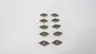PACK OF 10 SANDVIK DNMG-15-04-12-SM DNMG 433-SM 4225 CARBIDE INSERT thumbnail 1