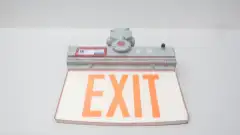LARSON HAL-EXT-3W-WAL-RED EMERGENCY EXIT SIGN 3W 120-277V-AC