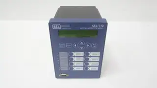 SEL 071050E1ABADB0X850420 MOTOR PROTECTION RELAY 120/240V-AC