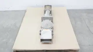 ITT FABRI-VALVE F39S304V PNEUMATIC STAINLESS FLANGED SLIDE GATE VALVE 4IN 150