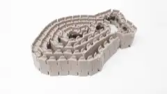 REXNORD LF882TK3.25 TABLETOP CONVEYOR CHAIN 10FT 1.5IN