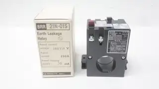 FUJI BRR 21N-01S PROTECTIVE RELAY 110V-AC