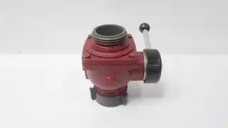 AKRON BRASS 1828 AII THREAD FIRE HYDRANT WATER FLOW CONTROL VALVE 2-1/2" AII