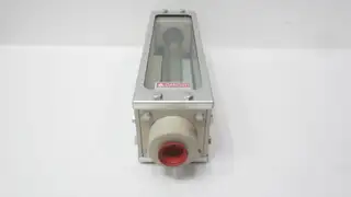 BROOKS 1114CL31CMBAA VARIABLE FLOW METER 9.4-94PPH AIR AT 220F 25PSIG 3/4IN NPT