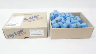 BOX OF 52 HY-LOK H-SNA-8N-TI TITANIUM MALE HEX NIPPLE 1/2IN NPT