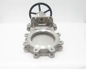 FABRI-VALVE FV-C3720648-190048198 KNIFE GATE VALVE 6IN MANUAL FLANGED STAINLESS