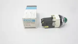 FUJI AH30 ZMGM GREEN ALARM INDICATOR PILOT LIGHT 30V-DC