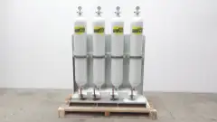 HYDRA-POWER SYSTEMS HPS 5843 4-BOTTLE ACCUMULATOR RACK (4X)10GAL 1200PSI