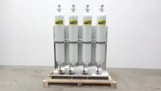 HYDRA-POWER SYSTEMS HPS 5843 4-BOTTLE ACCUMULATOR RACK (4X)10GAL 1200PSI