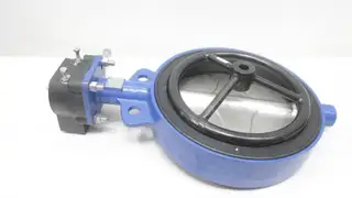 DELVAL FLOW 50120141E1G0 IRON STAINLESS WAFER BUTTERFLY VALVE 12IN