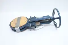 FABRI-VALVE FV-F3700134000 KNIFE GATE VALVE 5IN MANUAL STEEL FLANGED