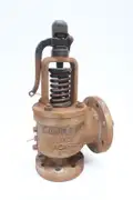 CONSOLIDATED 1811LB-0-3X1-22 STEEL FLANGED RELIEF VALVE 200PSI 2.5IN X 4IN
