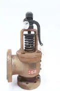 CONSOLIDATED 1811LB-0-3X1-22 FLANGED STEEL RELIEF VALVE 190PSI 2.5IN X 4IN