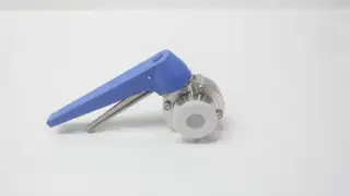 SANITUBE TCBFS4-100 BUTTERFLY VALVE 1IN TRI-CLAMP STAINLESS