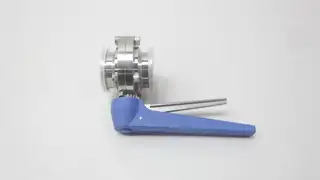 SANITUBE TCBFS4-200 BUTTERFLY VALVE 2IN TRI-CLAMP STAINLESS