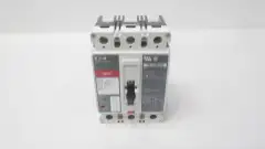 CUTLER HAMMER HMCP007C0C MOLDED CASE CIRCUIT BREAKER 600V-AC 3P 7A AMP