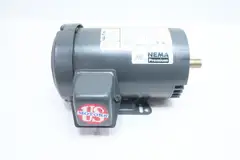 US MOTORS FD11 AC MOTOR 145TC 1.50HP 1755RPM 0.875IN 3PH 208-230/460V-AC