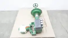 FISHER A11 1052 SIZE 40 3610J POSI-SEAL PNEUMATIC STEEL CONTROL VALVE 4IN 600