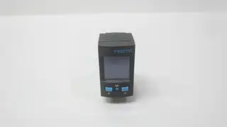 FESTO SPAU-P10R-T-R14M-L-PNLK-PNVBA-M12D PRESSURE SENSOR 0-10BAR 20-30V-DC
