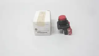 ALLEN BRADLEY 800HC-BR6D2 30MM MOMENTARY RED PUSHBUTTON