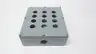 ALLEN BRADLEY 800T-12TZ 12-HOLE PUSHBUTTON ENCLOSURE 3IN 11IN 9.75IN thumbnail 1