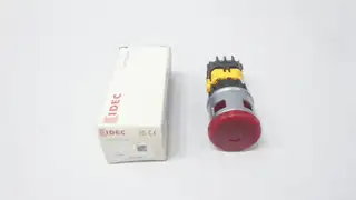 IDEC XN4E-LL422Q4MR RED PUSHBUTTON 24V-AC