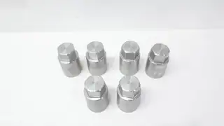 BOX OF 6 INDUFAST 1105779 2IN 2-8 UN ASTM A194 GRADE 2H CAP NUT