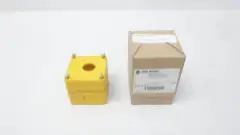 ALLEN BRADLEY 800FD-1PY YELLOW PLASTIC PUSHBUTTON ENCLOSURE