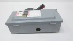 SQUARE D H361 FUSIBLE DISCONNECT SWITCH 600V-AC 3P 30A AMP