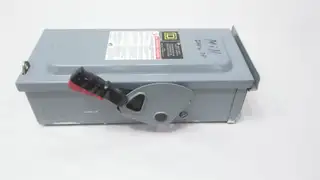 SQUARE D HU361NRB NON-FUSIBLE DISCONNECT SWITCH 30A AMP 600V-AC 3P