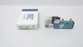 MAC 411A-B0A-DM-DDAJ-1JD PNEUMATIC SOLENOID VALVE 24V-DC 120PSI 3/8IN NPT