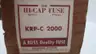 BUSSMANN KRP-C 2000 BLADE FUSE 2000A AMP thumbnail 5