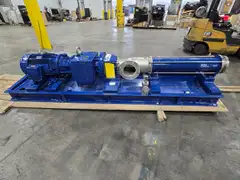 2016 SEEPEX BN 70-12 STAINLESS PROGRESSIVE CAVITY PUMP 40HP 575V-AC 6" X 8"