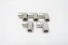 LOT OF 5 SWAGELOK SS-12-TSW-9 UNION ELBOW 90 DEGREE