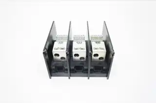 MERSEN MPDB67553 3 POLE POWER DISTRIBUTION BLOCK 1000V-AC 1000V-DC