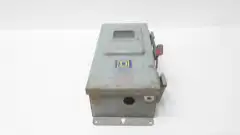 SQUARE D HU361-AWK ENCLOSED NON-FUSIBLE DISCONNECT SWITCH 30A 600V-AC 3P