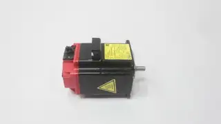 FANUC A06B-0213-B100#0100 SERVO MOTOR 3PH 3/4KW 4000RPM 1/4IN 2NM 400-480V-AC